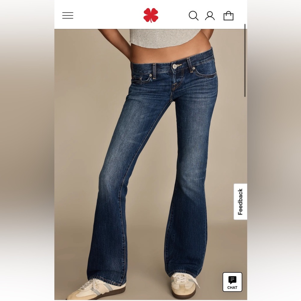 Classic Women's Bootcut Jeans in Dark Blue